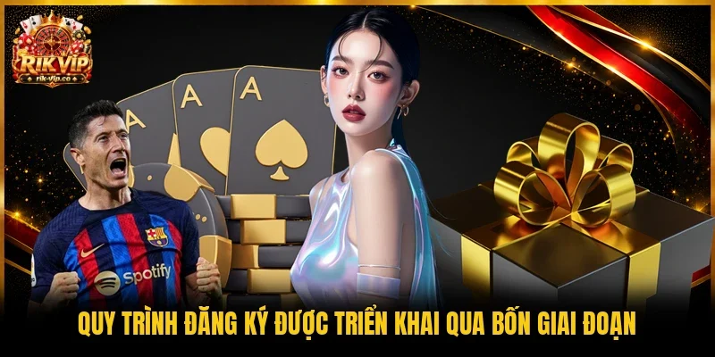 Quy trình đăng ký được triển khai qua bốn giai đoạn